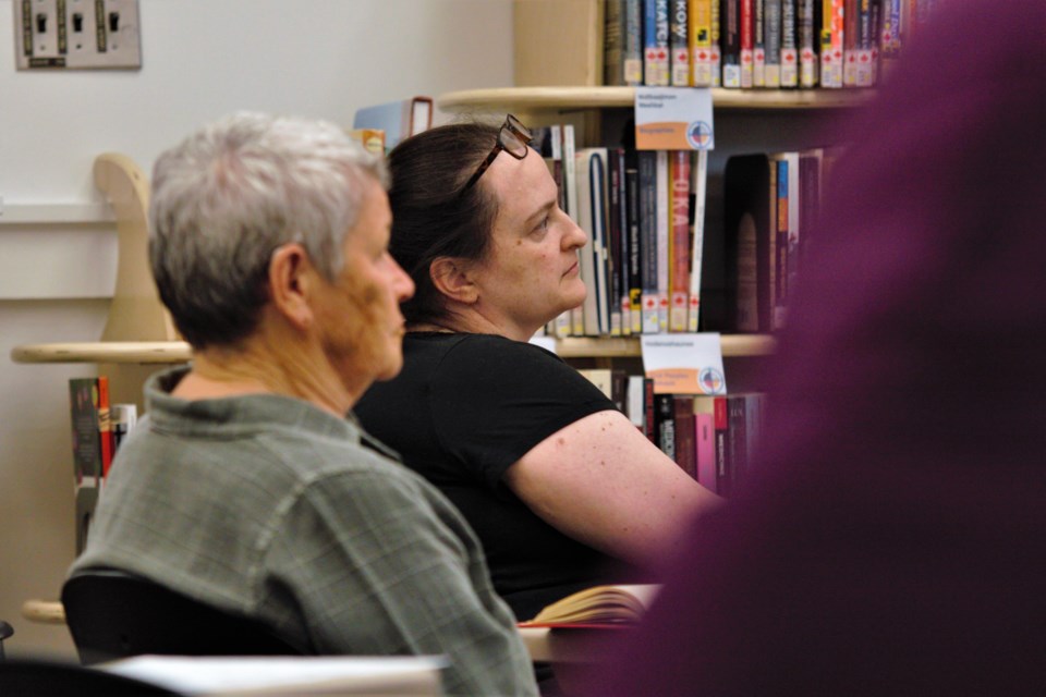 Resident Deanna Tonkin raised concerns over the potential closure of Brodie library. (Ian Kaufman, TBnewswatch)