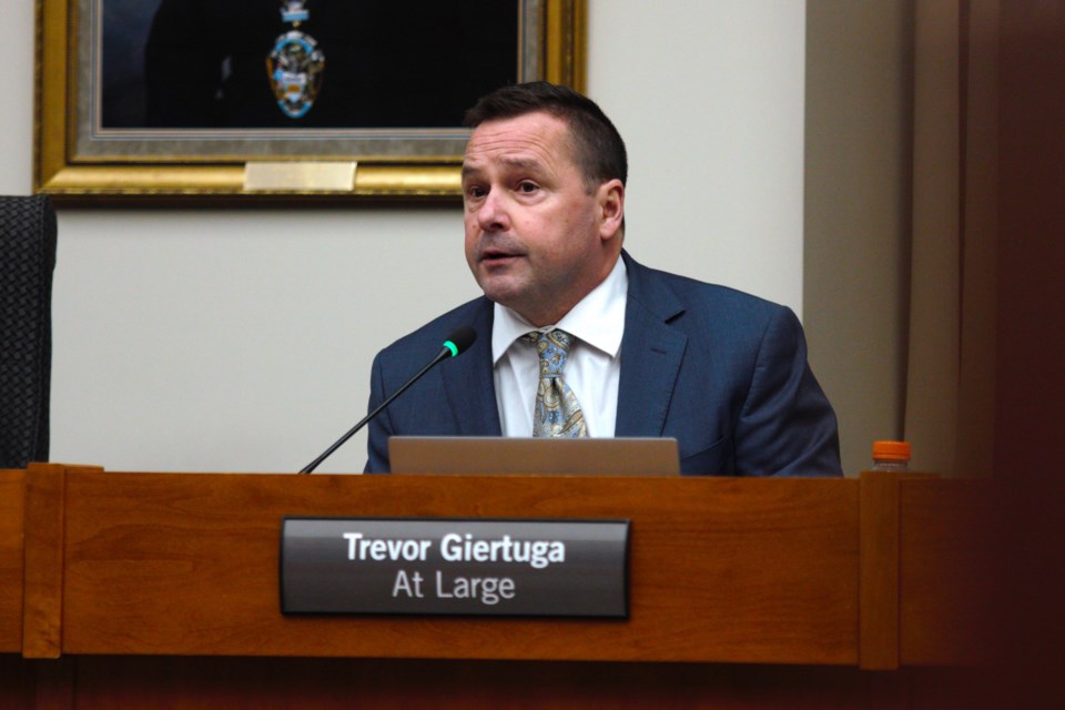 Council approved a motion from Coun. Trevor Giertuga setting a $38-million financing plan for a proposed indoor turf facility.