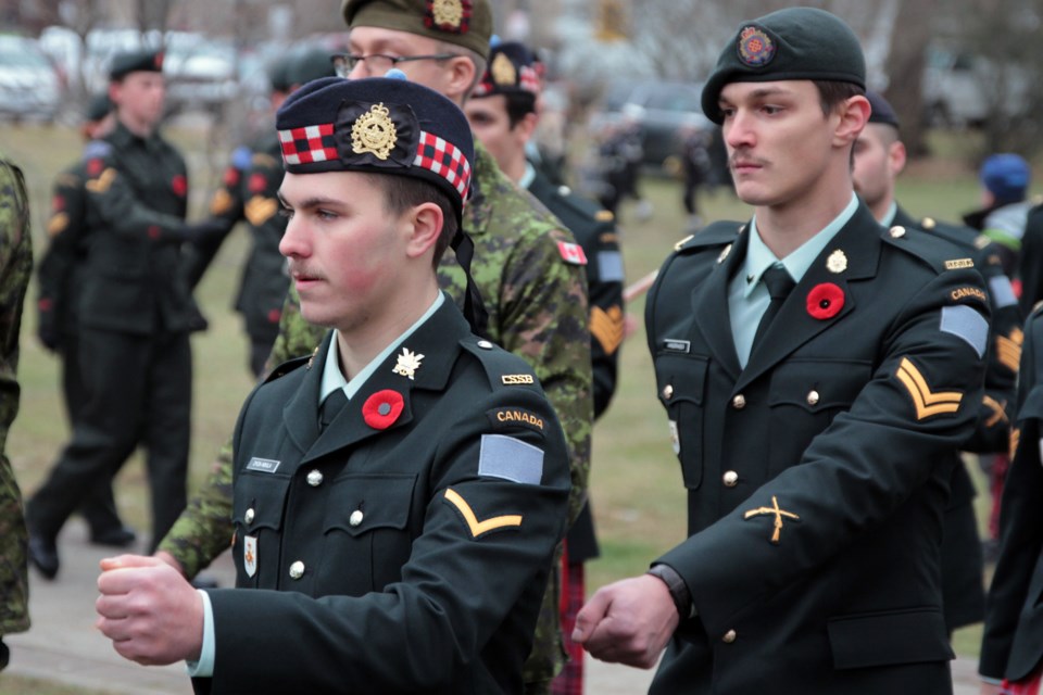 Hundreds of people attended the annual Remembrance Day ceremony at Waverley Park on Saturday, November 11, 2023.