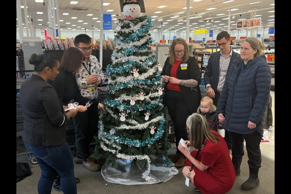 The beginning of the 2023 Walmart Wish Tree campaign at the location at 1020 Dawson Road on Thursday, November 16, 2023