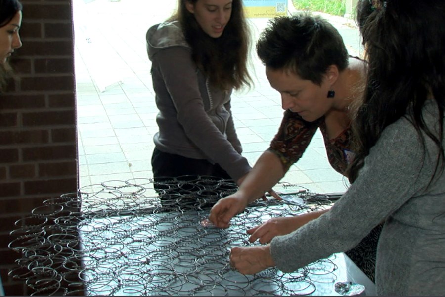 Eco Art day offered a variety of artist-led eco-art activities for all ages