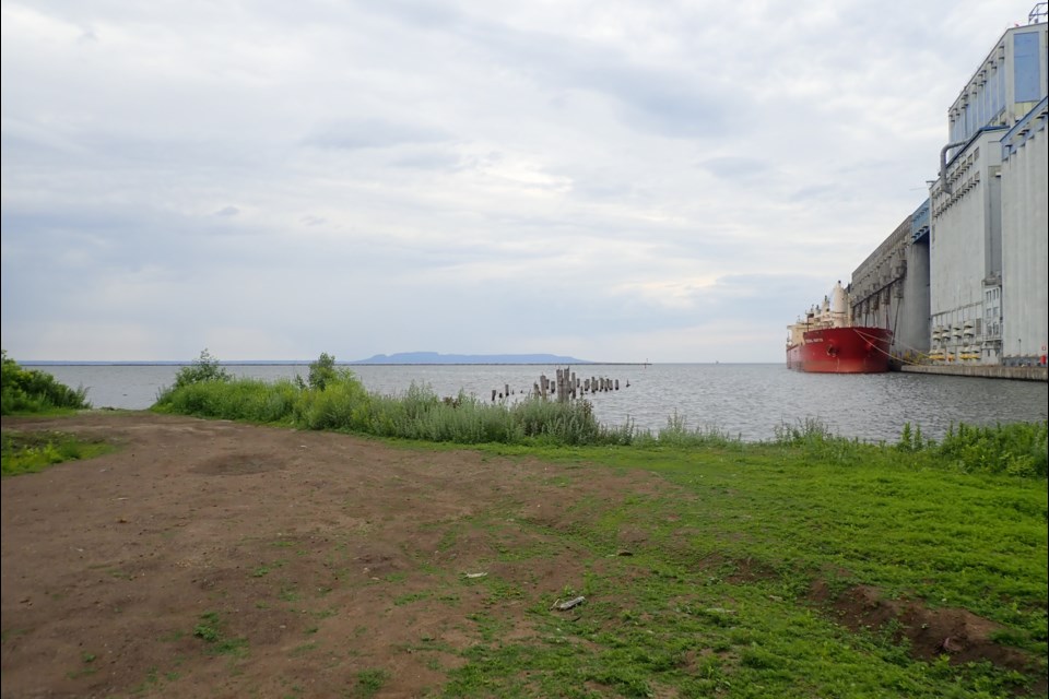 Funding announced Tuesday will support shoreline rehabilitation work, like a previous project at the Mountdale Boat Launch undertaken by the city and LRCA. (Lakehead Region Conservation Authority)