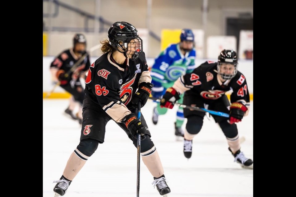 Cava was the MVP in the now-defunct Premier Hockey Federation's 2023 playoffs, won by her team the Toronto Six (submitted photo)