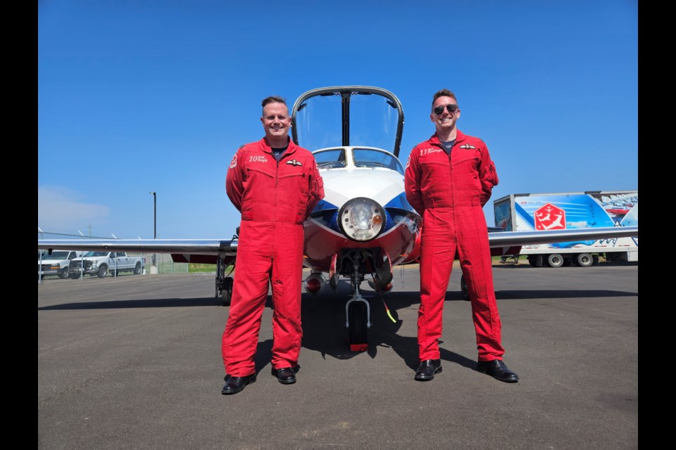 RCAF Snowbird pilots, Capt. Erik Temple and Capt. Richard MacDougall
