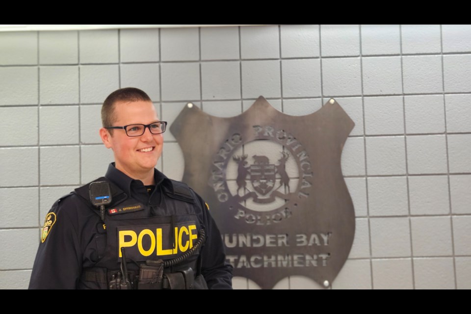 PC Joel Eppinghaus with Northwest Region OPP