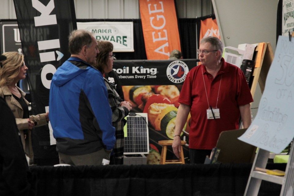 Attendees were able to learn about local retailers and service providers for their project needs