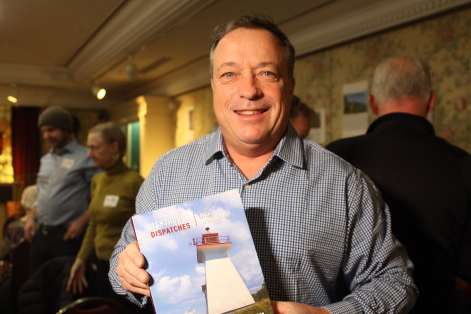 Paul Morralee with his new book, Ramblings of a Modern-Day Lightkeeper