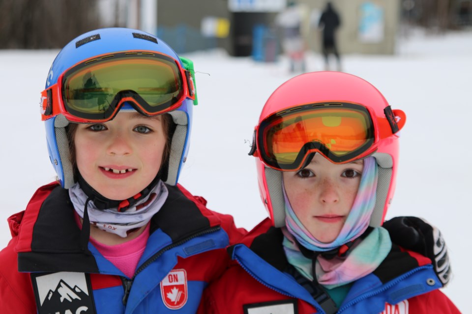 Two young skiers also attended Loch Lomond to ski for a camp with their friends and some of their family. The girls said while it was really fun to ski at Loch Lomond and the recent warm weather is really nice, they said it’s 'also kind of sad because the snow might melt.’