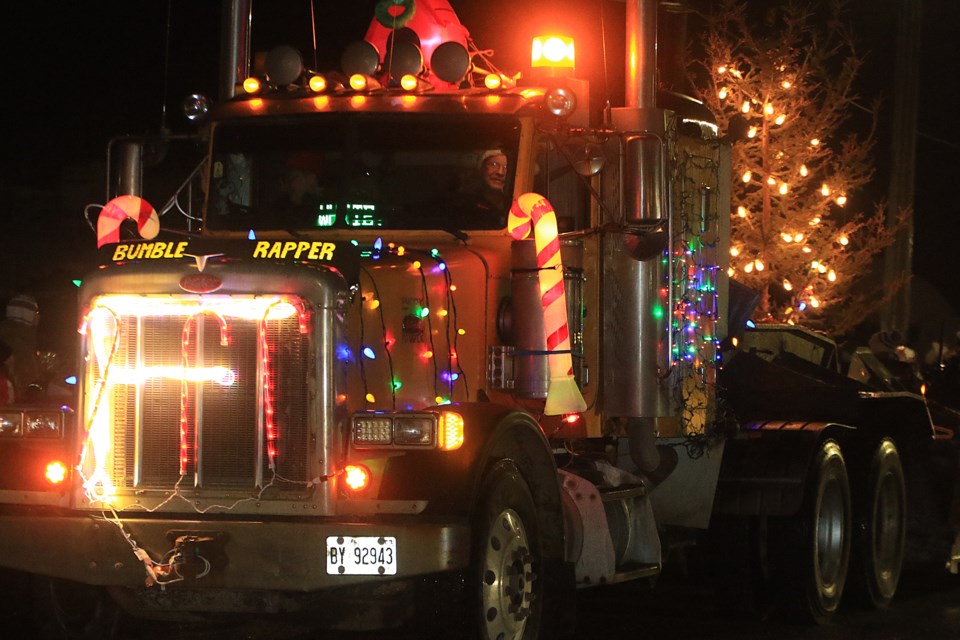 Thousands turned out on Saturday, Dec. 7, 2024 to watch the annual Parade of Lights. (Leith Dunick, tbnewswatch.com)