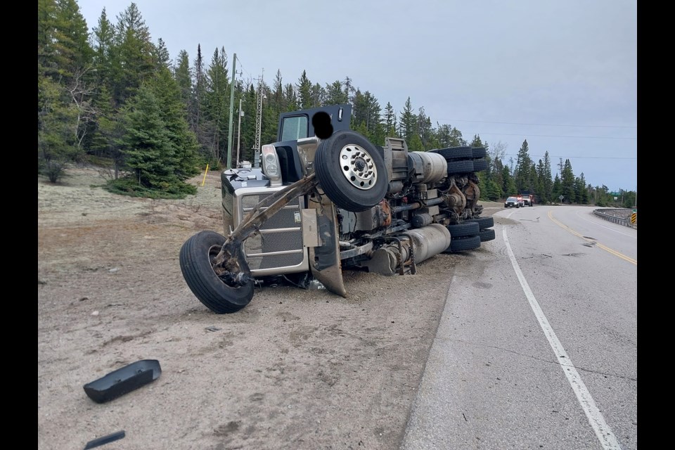 OPP posted photos of the collision scene on social media (OPP/Facebook)