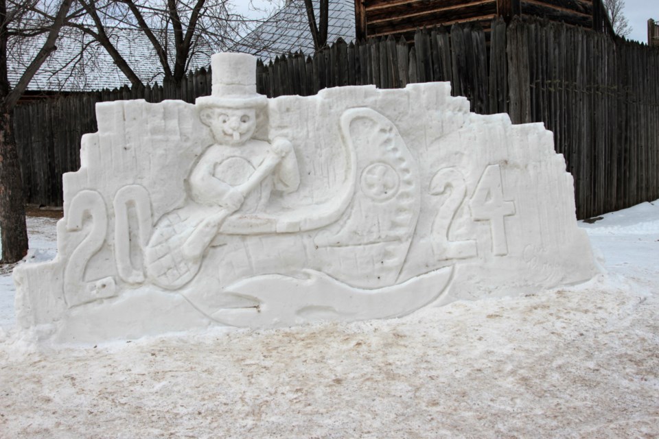 The weekend was filled with many different winter and historical activities