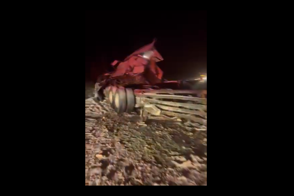 Two transport trucks and a snowplow were involved in a collision along Hwy 11 east of Longlac early Monday morning. 