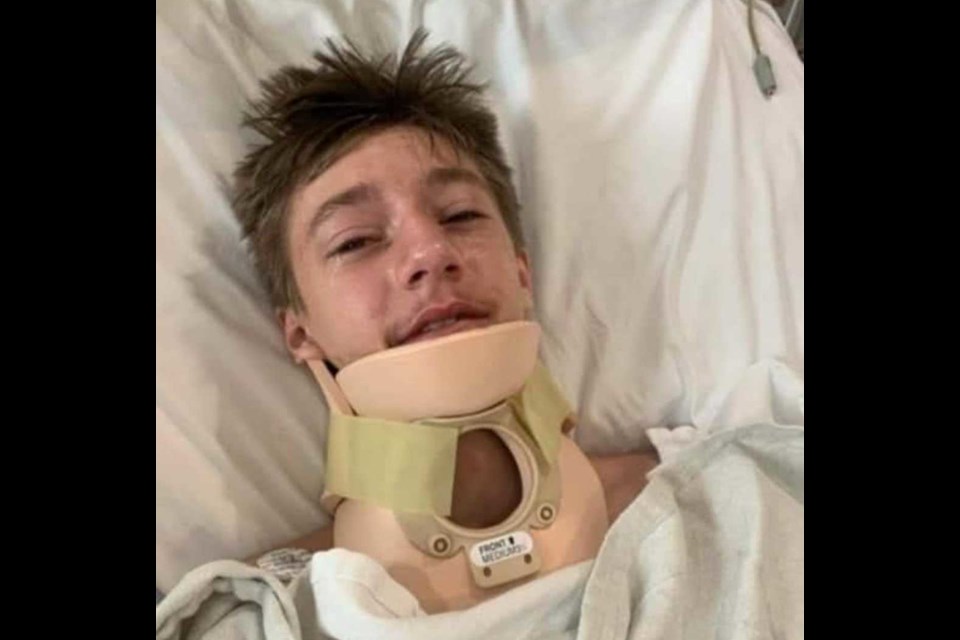 Jennie Peloquin said she was told two young men held Kevin underwater in the shallow end of the pool. He may have been underwater for as long as 30 seconds.