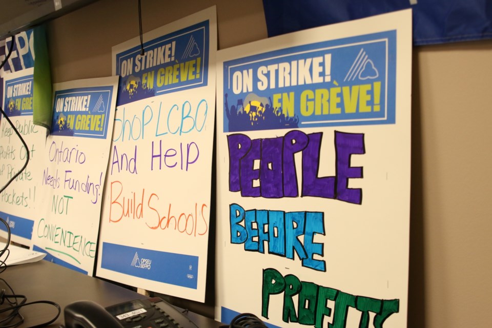 Talks are continuing with a strike deadline of midnight Thursday. 