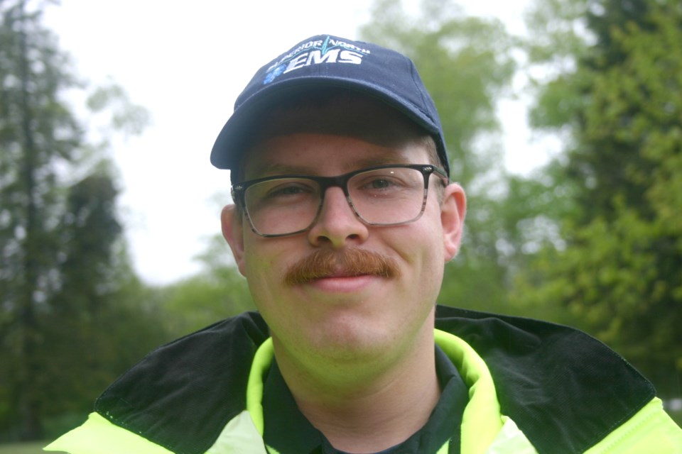 Scott Ramsden is a new recruit with Superior North EMS. He was one of 11 new recruits learning to drive an ambulance on Monday, June 3, 2024.
