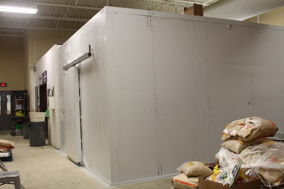 The meat room under construction at RFDA