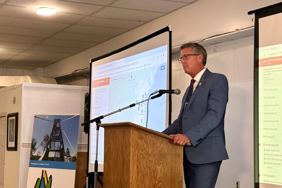 Thunder Bay-Atikokan MPP Kevin Holland 