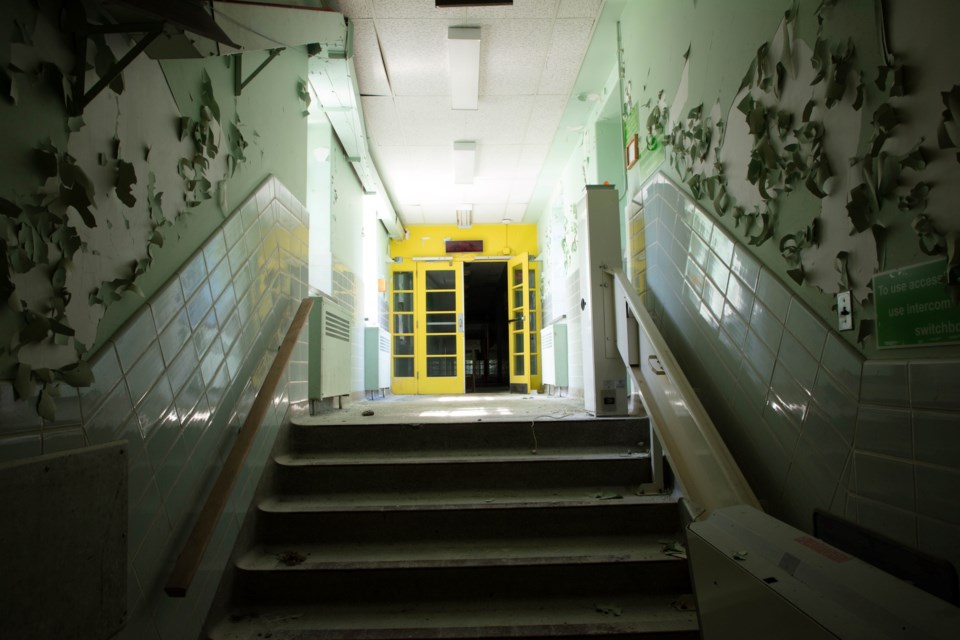The interior of the building is deteriorating, and vandals have caused additional damage (Facebook)