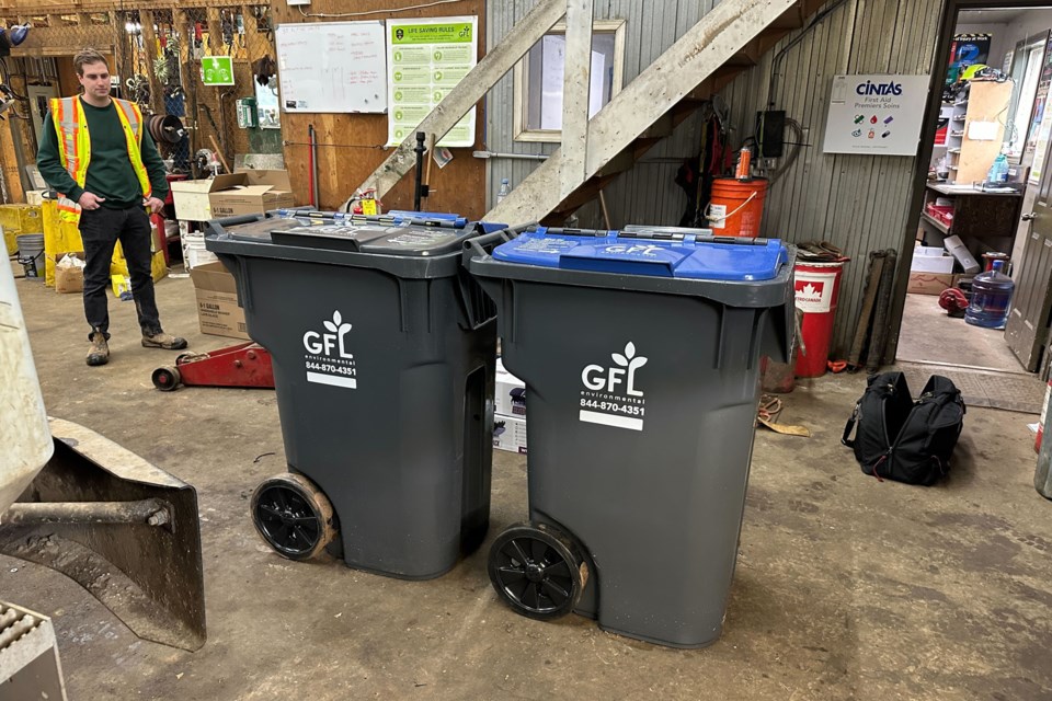 Residents will start receiving new recycling bins on May 5, 2024, but are asked not to use them until July 1, 2024. (Justin Hardy, tbnewswatch.com)