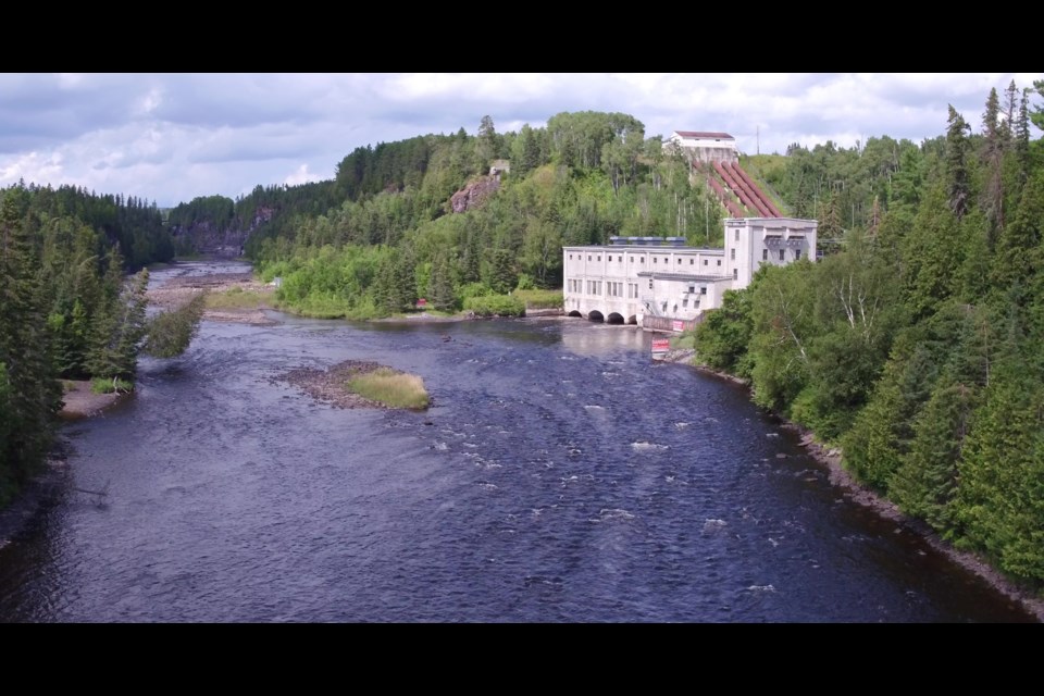 The redevelopment of the Kakabeka Falls GS will icnlude the construction of a powerhouse extension upstream of the existing building (OPG)