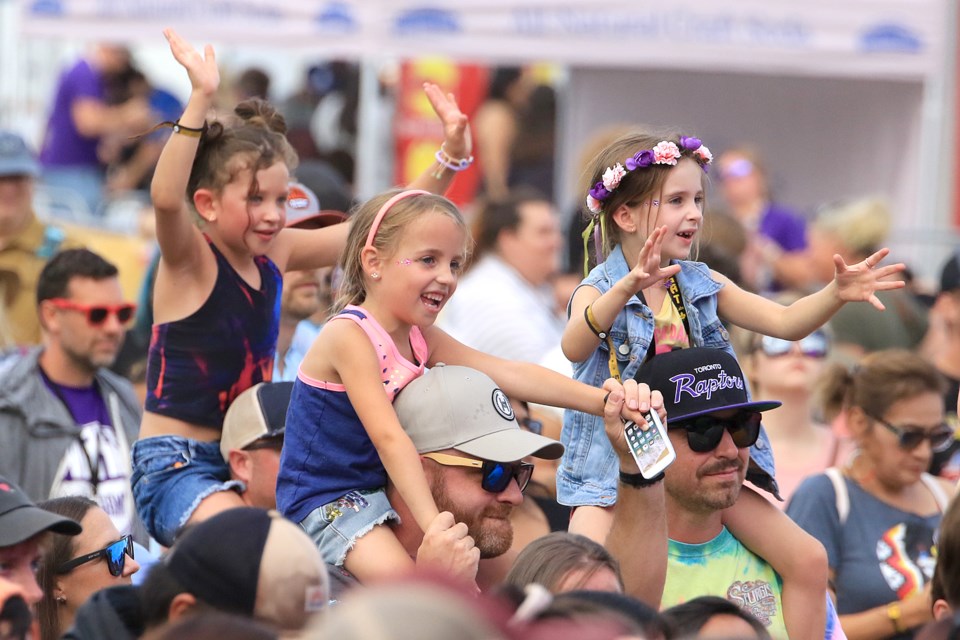 People of all ages enjoyed the Wake the Giant Music Festival on Saturday, Sept. 14, 2024. (Leith Dunick, tbnewswatch.com)