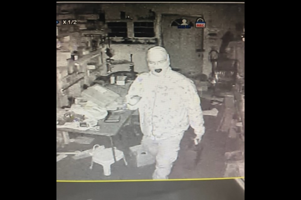 The suspect of a break-in at the Beaver Post Trading Post in Savanne during the early morning of April 18. (Submitted by)