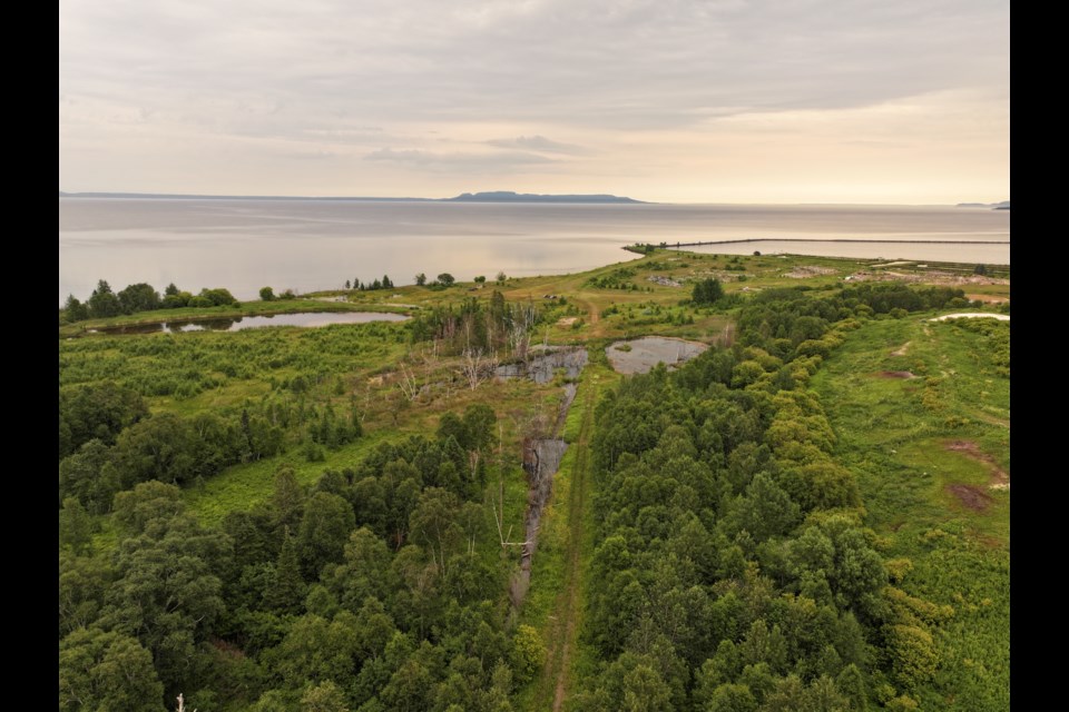 The property where the Superior Fine Papers mill used to stand. 
