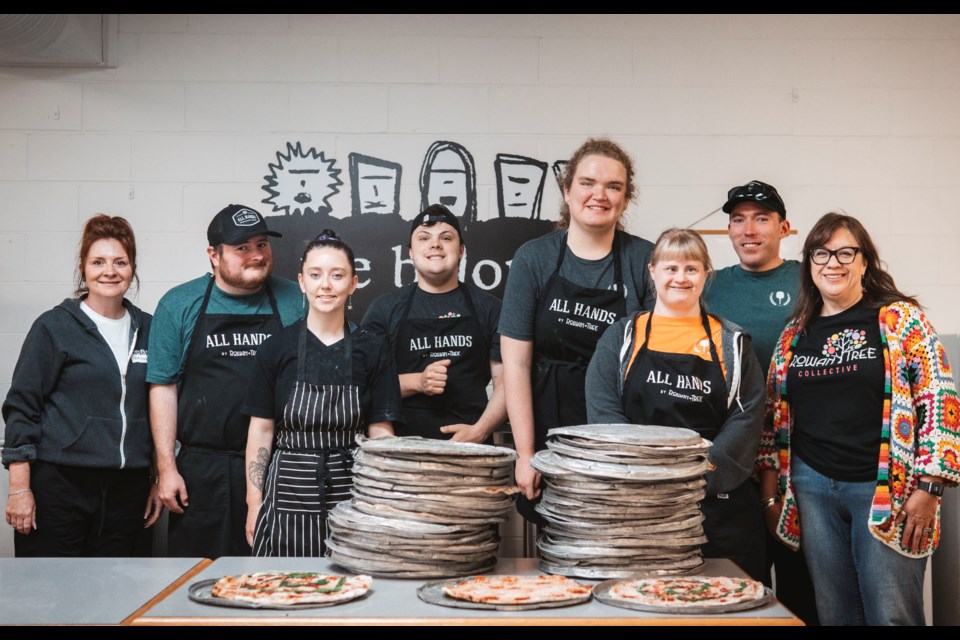 Group Picture of all the current workers who work at at All Hands by Rowan Tree, August 2025