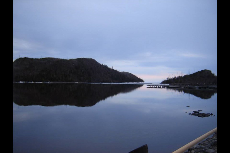 Lake Nipigon as seen from High Hill Harbour.