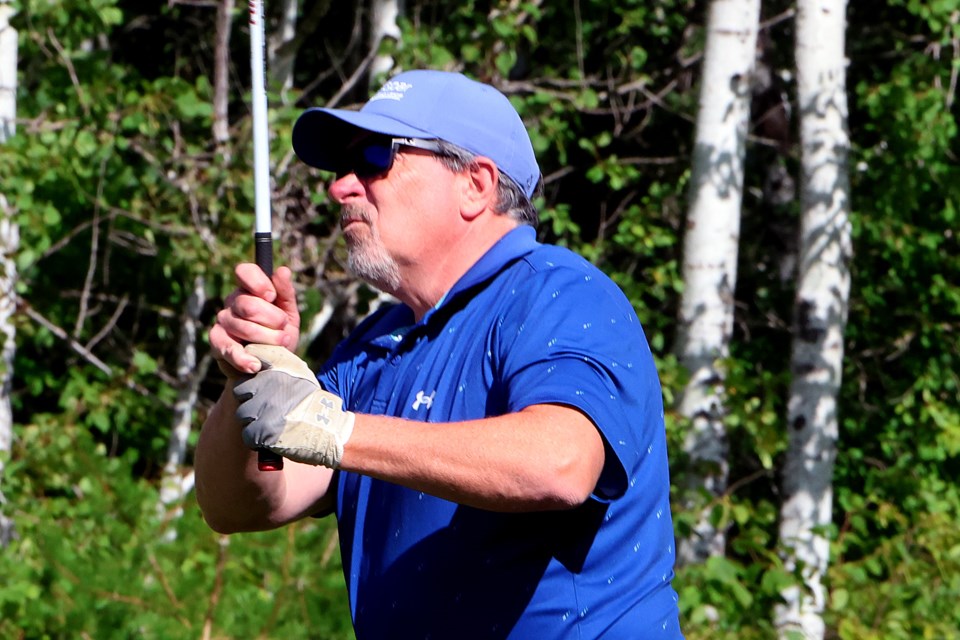 A sold-out field took part in the Bruce Nugent Memorial Golf Touranment at Whitewater Golf Course on Monday, Aug. 25, 2025. (Leith Dunick, tbnewswatch.com)