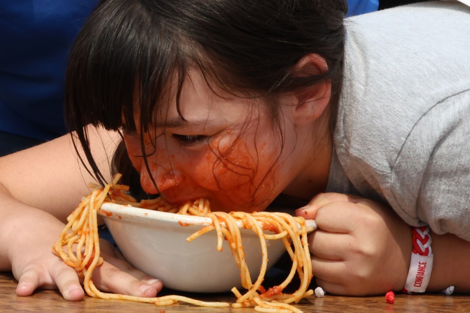 Festa Italiana spaghetti eating contests