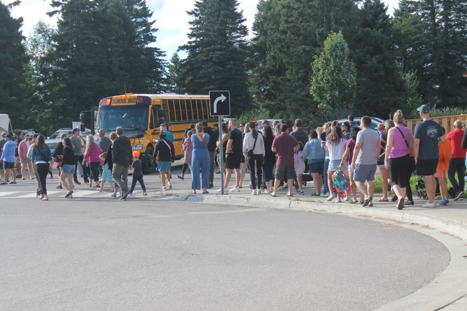 About 400 children had the opportunity to test out the bus on August 23, 2025, at the First Rider program.