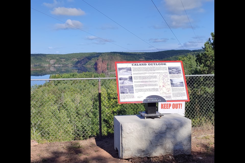 The Museum of Atikokan has unveiled new  historical markers highlighting some of the massive engineering works required to develop iron ore deposits starting in the 1940s (Museum of Atikokan/Facebook)