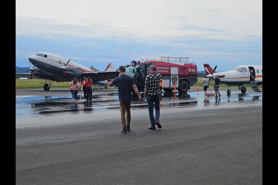 North Star Air celebrates the grand opening of its new multi-purpose facility and headquarters at the Thunder Bay International Airport on Aug. 16.
