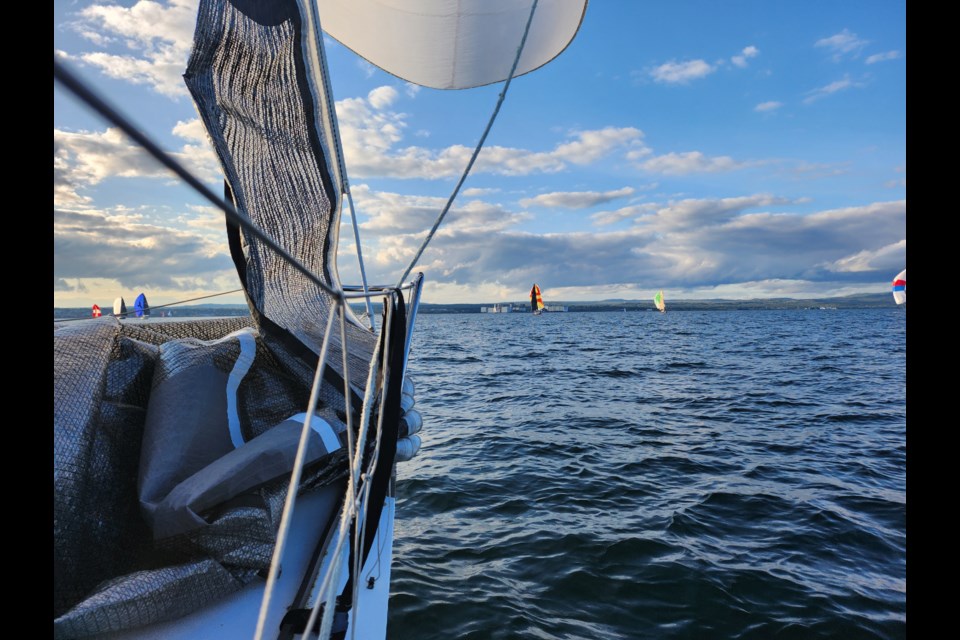 Weekly sail boat race with the Thunder Bay Yacht Club on Wednesday, August 10, 2025.