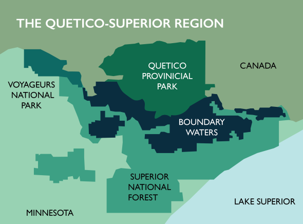 A Chilean mining conglomerate proposes to develop a copper/nickel/cobalt/platinum group metals mine near Ely, Minnesota in the Superior National Forest (Save the Boundary Waters graphic)