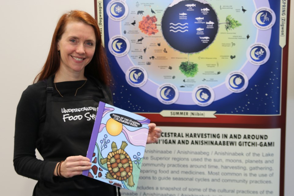 Kim McGibbon, a public health nutritionist at the Thunder Bay District Health Unit, discusses the unit's new curriculum and colouring book around Indigenous food sovereignty.