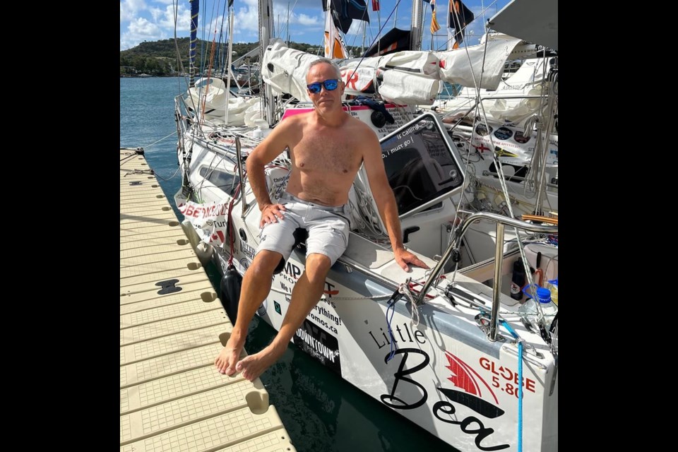 Dan Turk of Thunder Bay will leave his boat "Little Bea" in Fiji to return to Canada for treatment of health issues (Dan Turk/Facebook) 