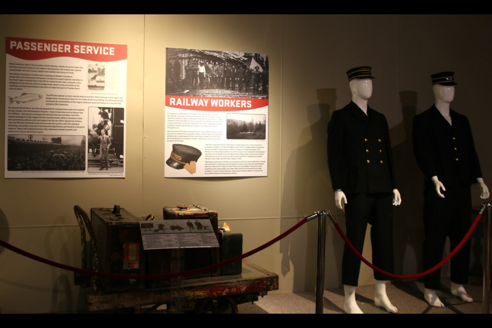 The ‘Where the Line was Drawn: The Canadian Pacific Railway, Treaties and the Reshaping of Northwestern Ontario’ exhibit is displayed at the Thunder Bay Museum on July 25.