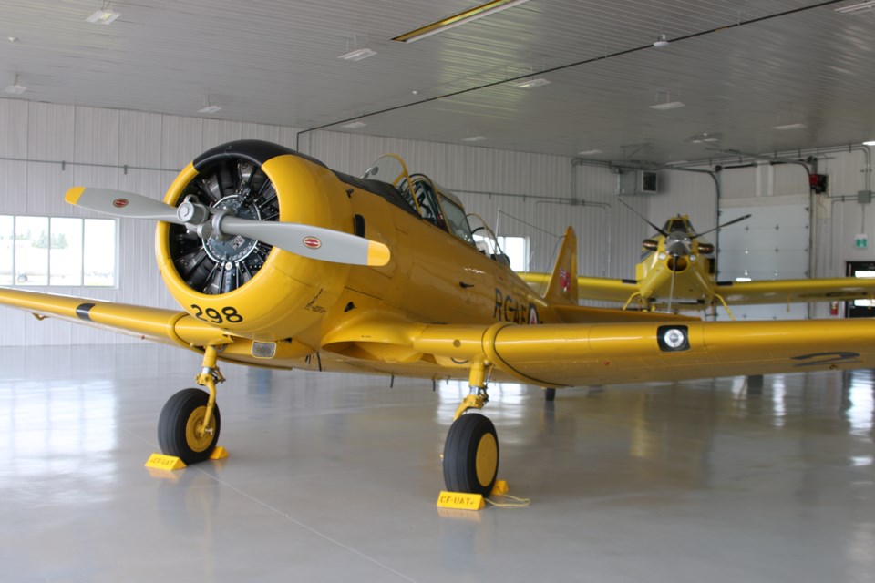 The Northwestern Ontario Aviation Heritage Centre brings one of three vintage Harvard IV airplanes back to Thunder Bay on July 18 for its Wings of Time — Homecoming of the Harvards event on the weekend. The other two Harvards were expected to arrive between 4 p.m. and 6 p.m. the same day.