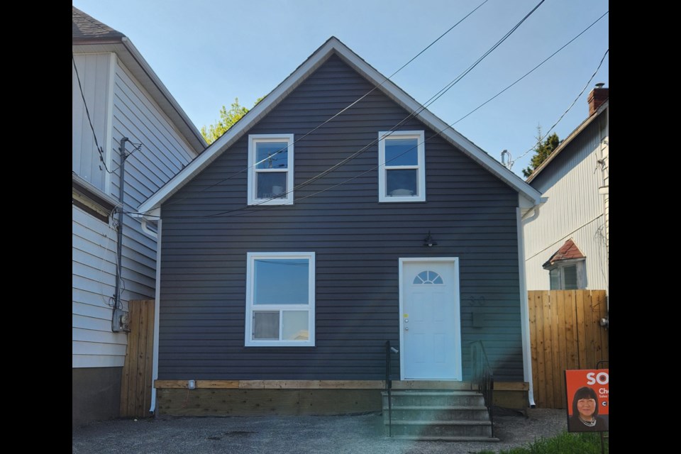 This home was relocated to Bendell Street after serving as a bank, and is believed to be the oldest surviving home in Thunder Bay (Newswatch photo)