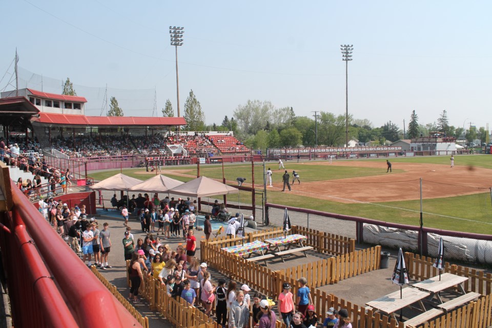 Stands were full on June 4, 2025 with over 1,600 students from the Lakehead and Catholic School Boards 