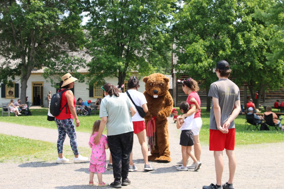 Over 1000 people explore the Fort William Historical Park as families kick off their Canada Day celebrations in the city on July 1.
