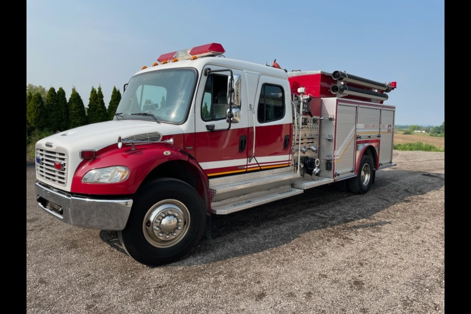 The Conmee fire department has purchased a retired pumper truck from Oshawa Fire Services (submitted photo)