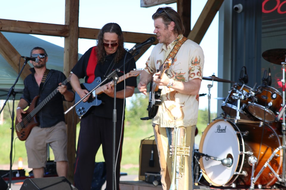 Phineas Gauge was one of three performances taking to the stage outside of Crossroad Music to celebrate National Indigenous Peoples Day on June 21.
