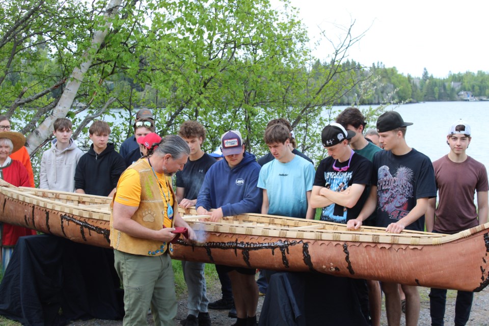 Boat Ceremony lead by Christian Pilon