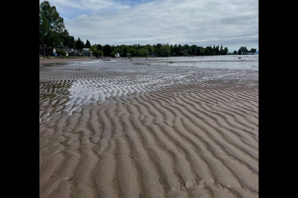 Lake Superior during a seiche on Saturday June 21, 2025.