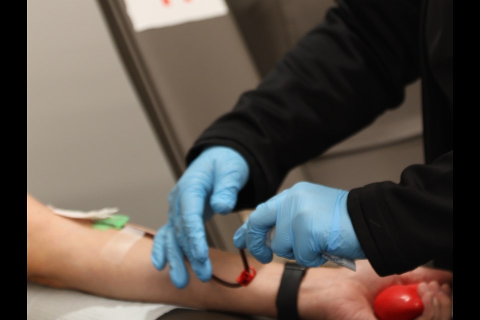 Blood draw pre-plasma donations