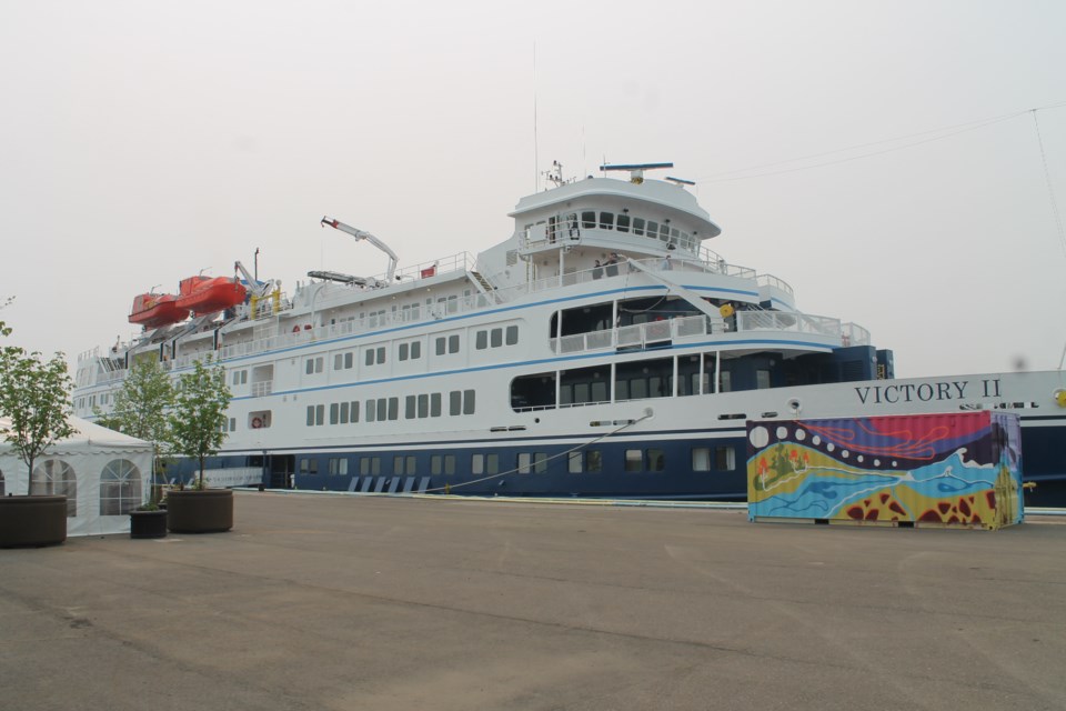 The Victory 2 cruise ship on June 6, 2025.