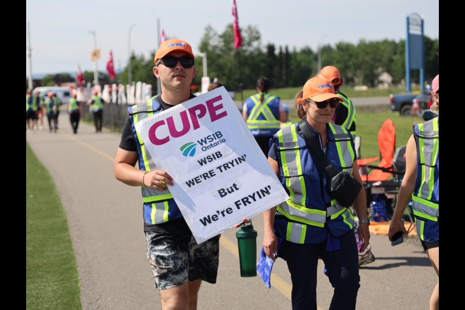 Union workers are entering their sixth week on the picket line, where union leaders are demanding that WSIB come back to the table with a fair deal on June 26, 2025.